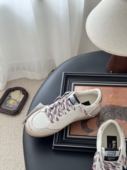 Golden Goose Distressed Graffiti Sneakers