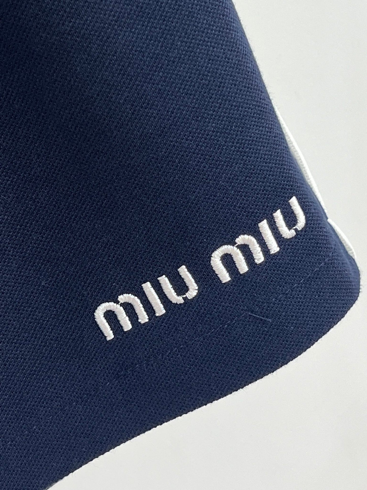 Miu Miu Pique Cotton Skirt – 25SS Spring/Summer Collection
