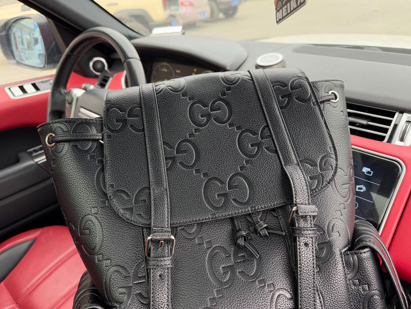 Gucci GG Supreme Men's Travel Backpack
