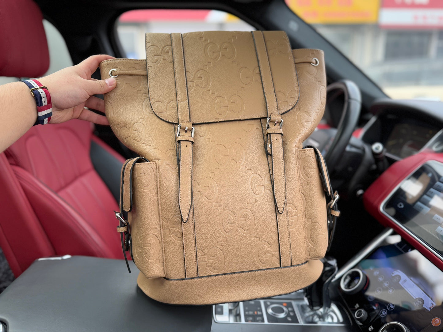 Gucci GG Supreme Men's Backpack