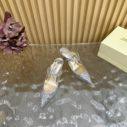 Jimmy Choo Sequined Evening Heels – 2025SS
