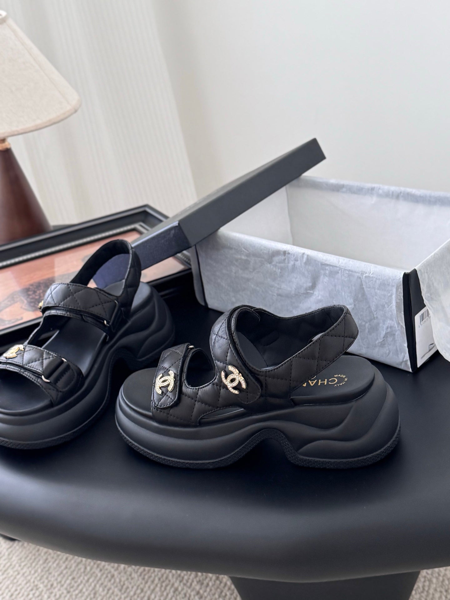 Chanel Velcro Flat Sandals – 25SS