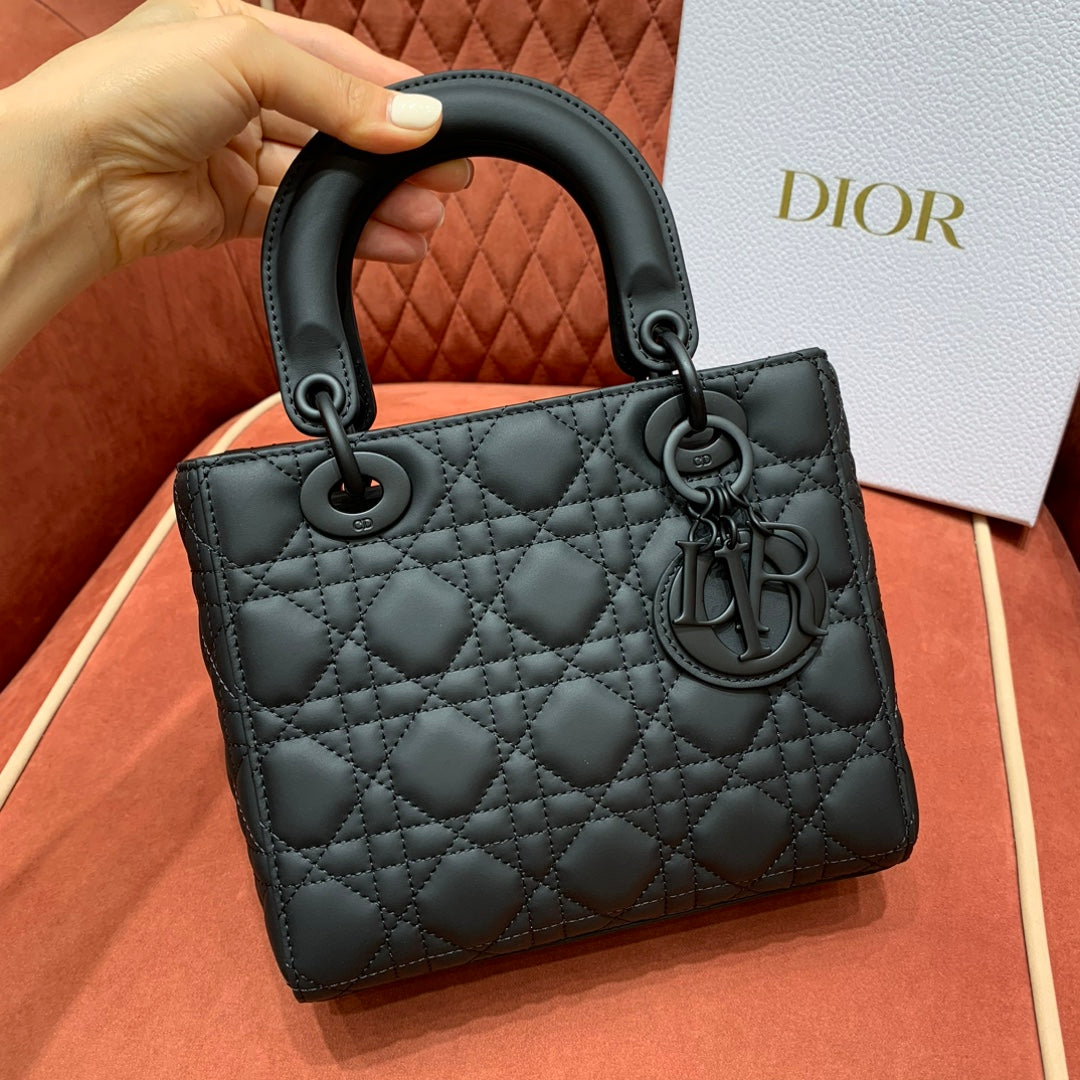 Dior Lady Dior Classic Matte Handbag