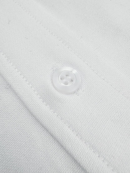 Ami Paris Heart Embroidered Boxy Oxford Shirt