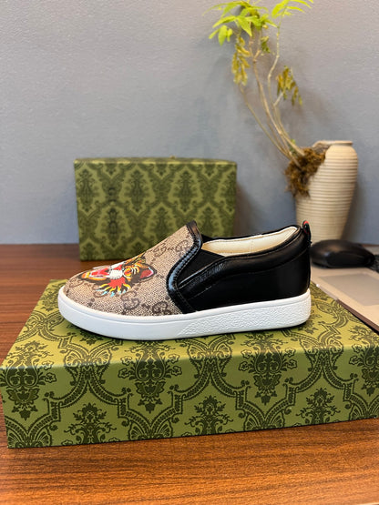 Gucci Kids Sheepskin-Lined Sneakers