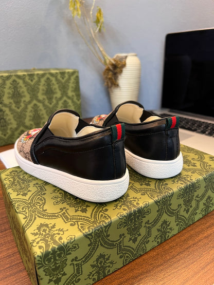 Gucci Kids Sheepskin-Lined Sneakers