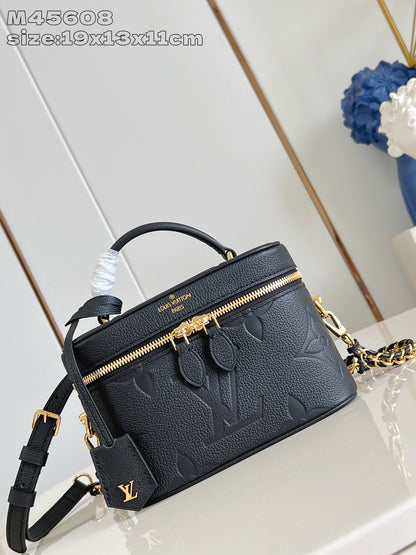Louis Vuitton Vanity Small Handbag – Giant Monogram Embossed