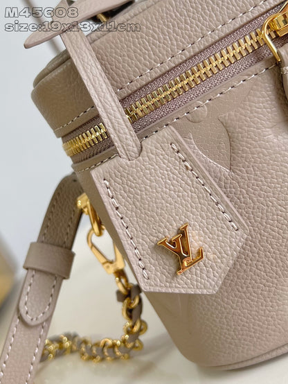 Louis Vuitton Vanity Small Handbag – Giant Monogram Embossed