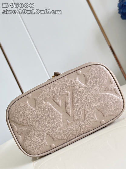 Louis Vuitton Vanity Small Handbag – Giant Monogram Embossed