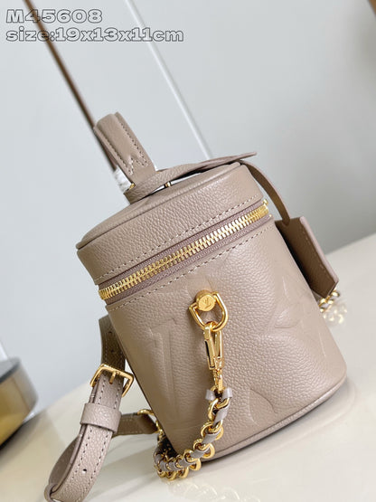 Louis Vuitton Vanity Small Handbag – Giant Monogram Embossed