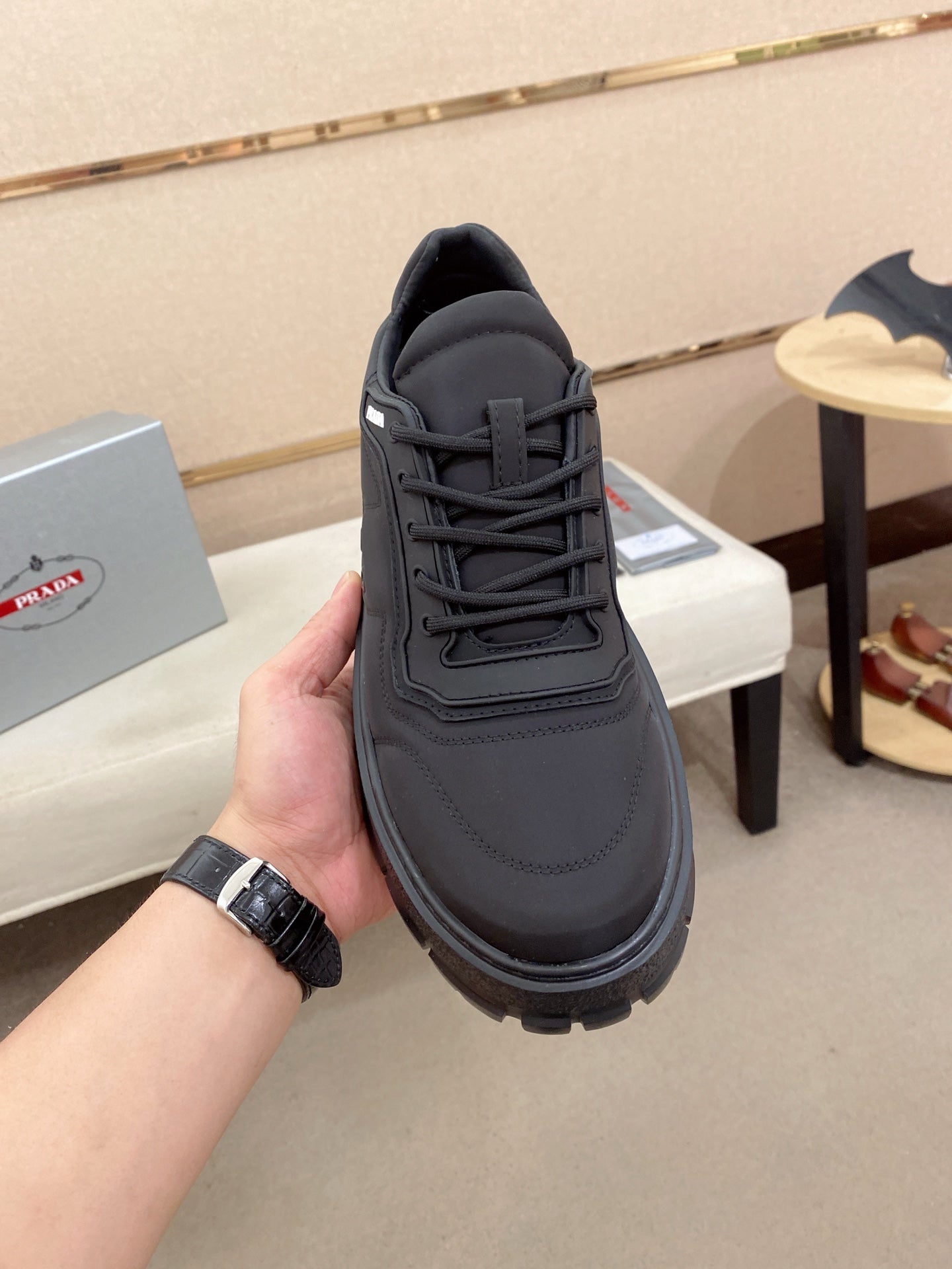 Prada Men's Waterproof Air Cushion Sneakers