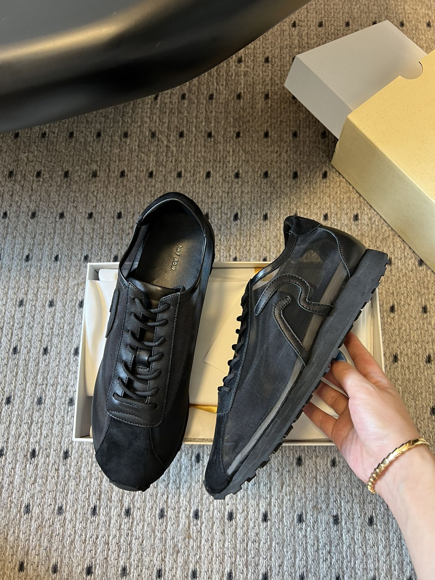 The Row 25SS German Training Mesh Sneakers