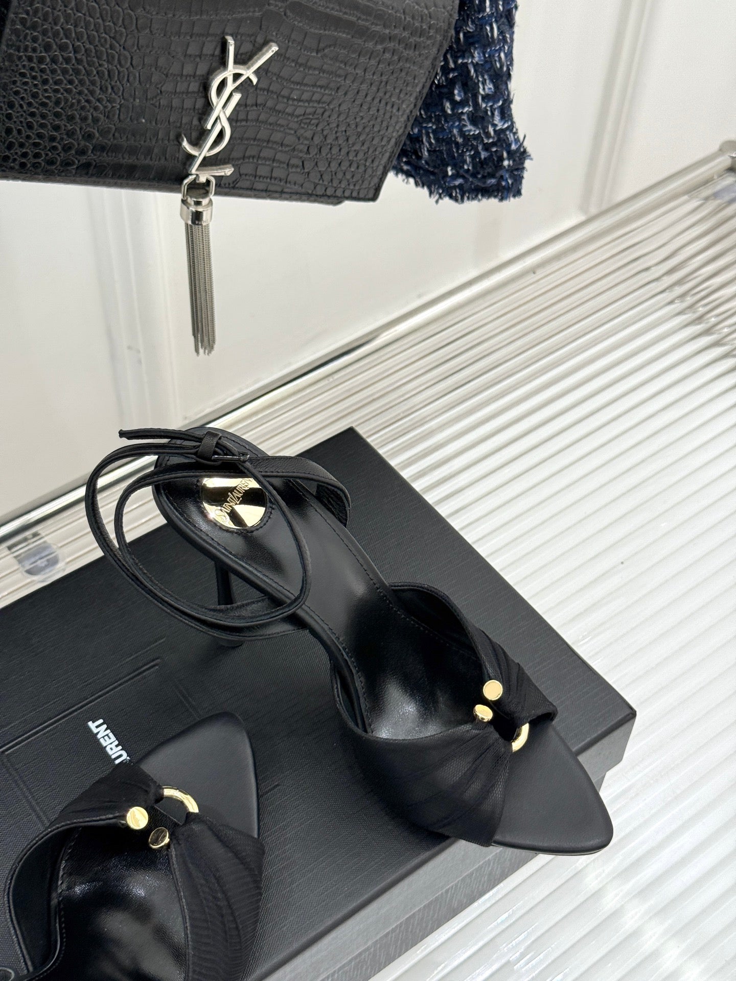 Saint Laurent High-Heel Sandals – 25SS
