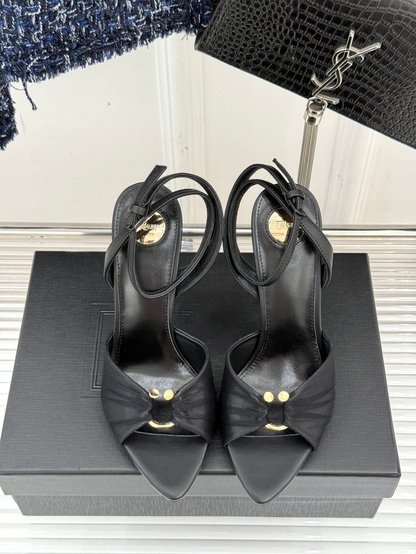 Saint Laurent High-Heel Sandals – 25SS