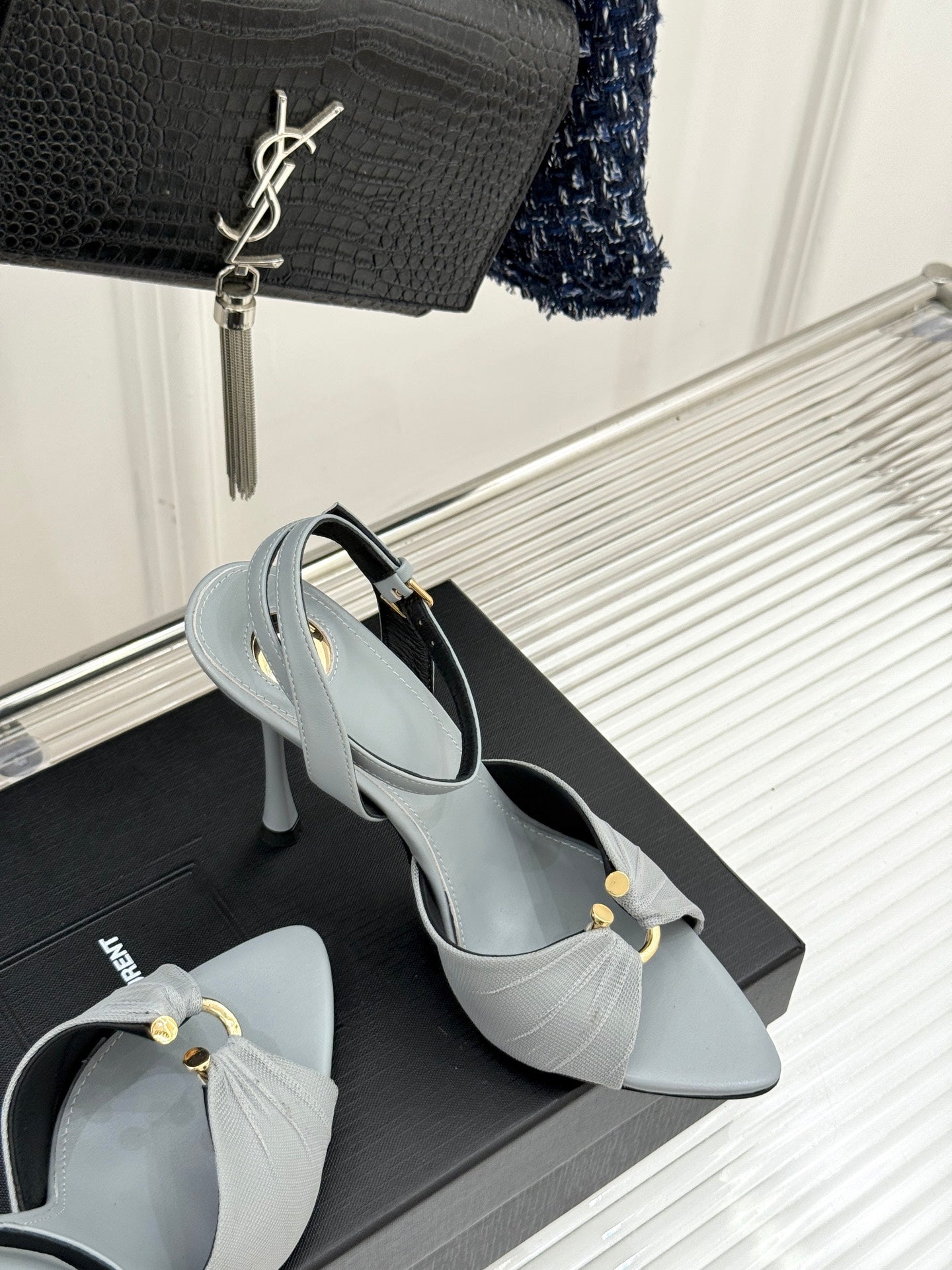 Saint Laurent High-Heel Sandals – 25SS