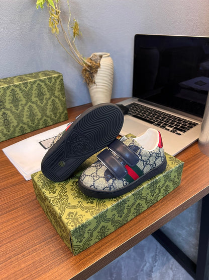 Gucci Kids Sheepskin-Lined Sneakers