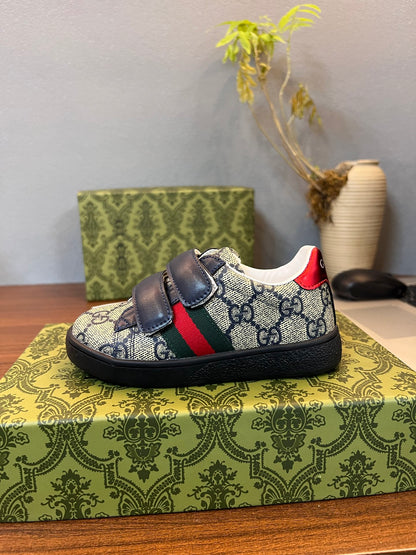 Gucci Kids Sheepskin-Lined Sneakers