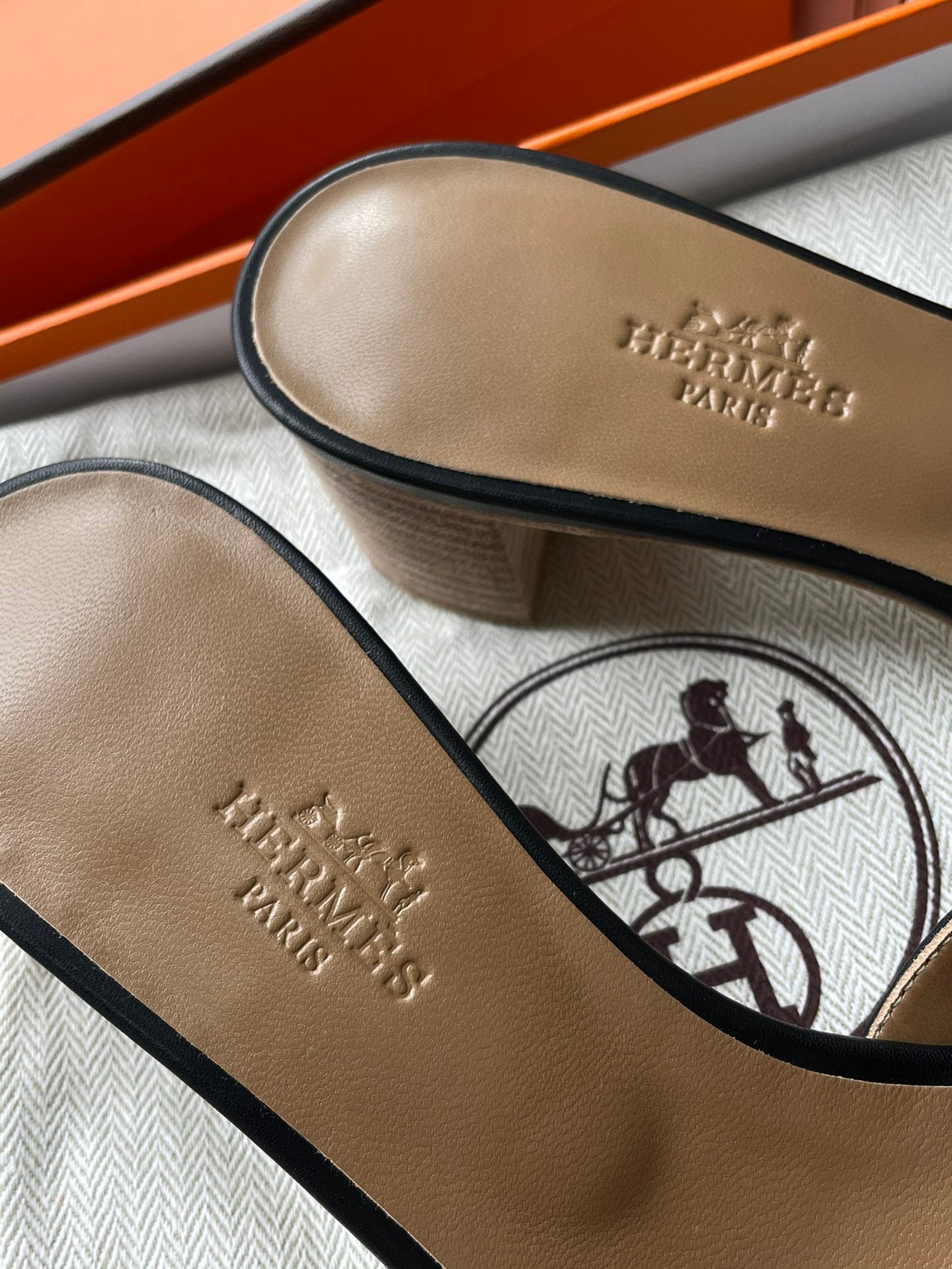 Hermès Classic H Heeled Sandals