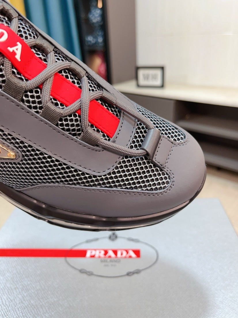 Prada Men's Air Cushion Mesh Sneakers