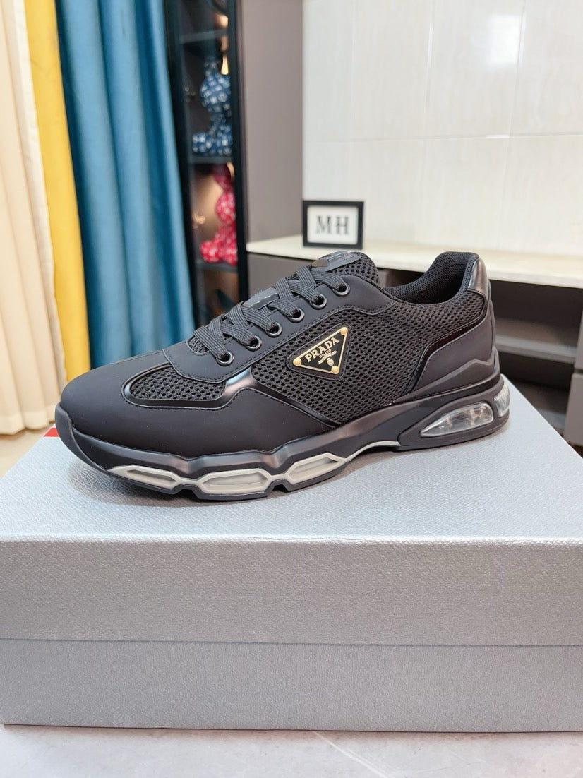 Prada Men's Air Cushion Mesh Sneakers