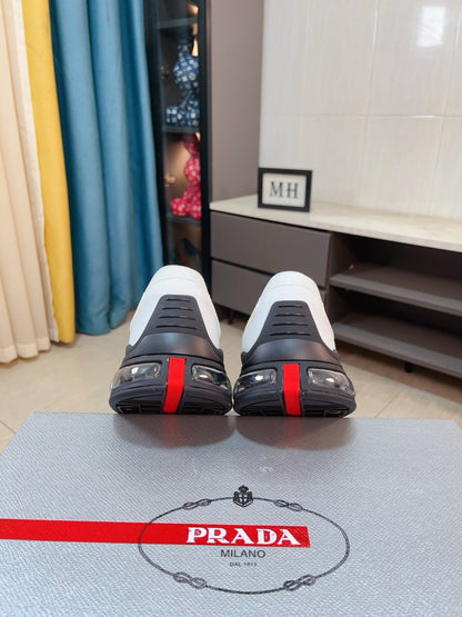 Prada Men's Air Cushion Mesh Sneakers