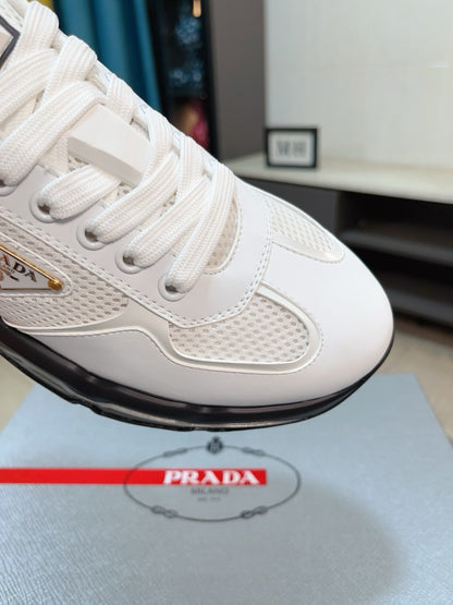 Prada Men's Air Cushion Mesh Sneakers