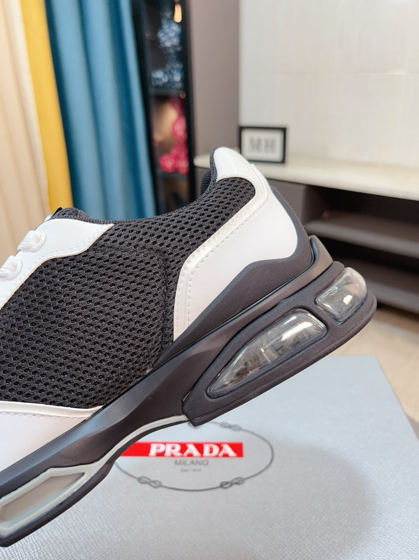 Prada Men's Air Cushion Mesh Sneakers