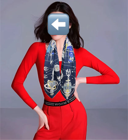 Hermès Star Chorus 90 Silk Scarf
