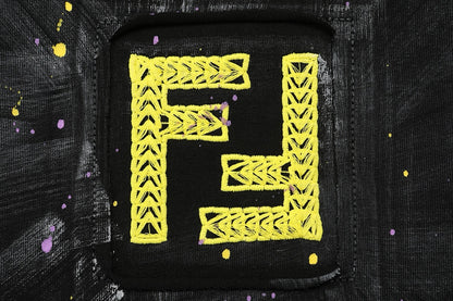 Fendi Embroidered Double F Logo Inkjet T-Shirt – 2025SS