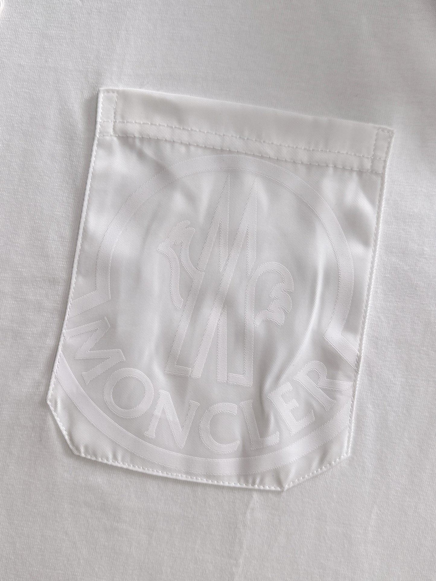 Moncler Woven Pocket Embroidery Logo T-Shirt – 2025SS