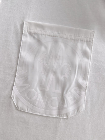 Moncler Woven Pocket Embroidery Logo T-Shirt – 2025SS