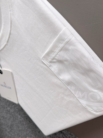 Moncler Woven Pocket Embroidery Logo T-Shirt – 2025SS