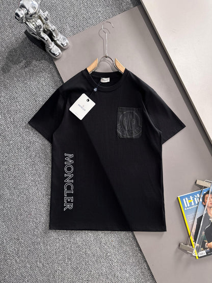 Moncler Woven Pocket Embroidery Logo T-Shirt – 2025SS