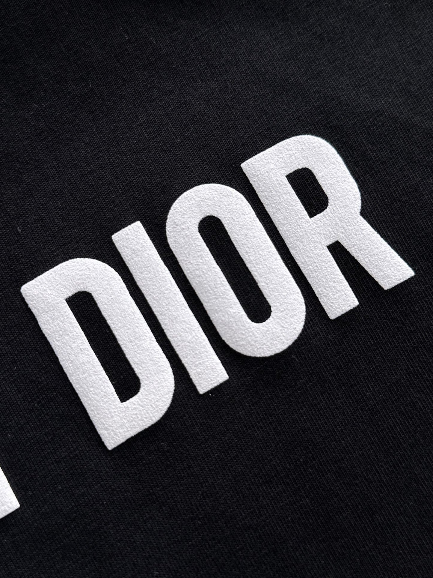Dior Leaf Embroidery Flocked CD Logo T-Shirt – 2025