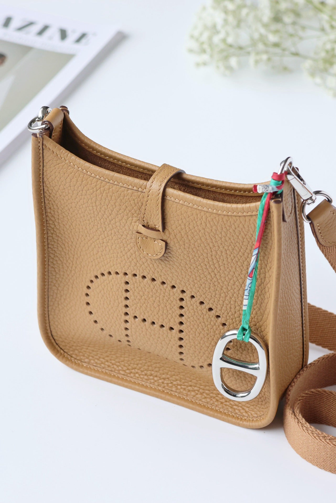 Hermès YF16 TC Handbag – Biscuit Color
