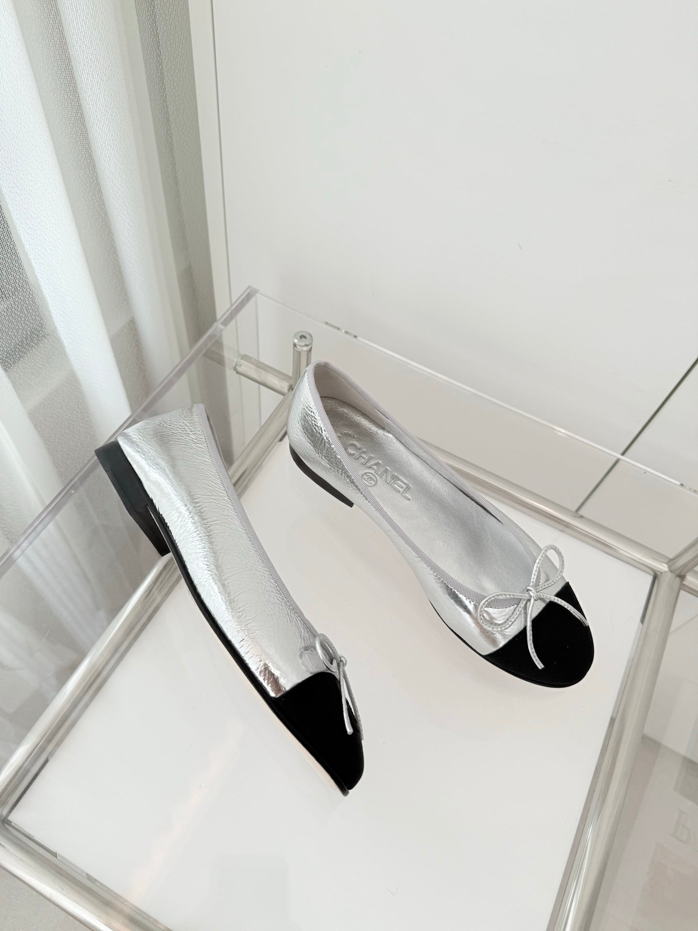 Chanel Classic Metallic Ballerina Flats