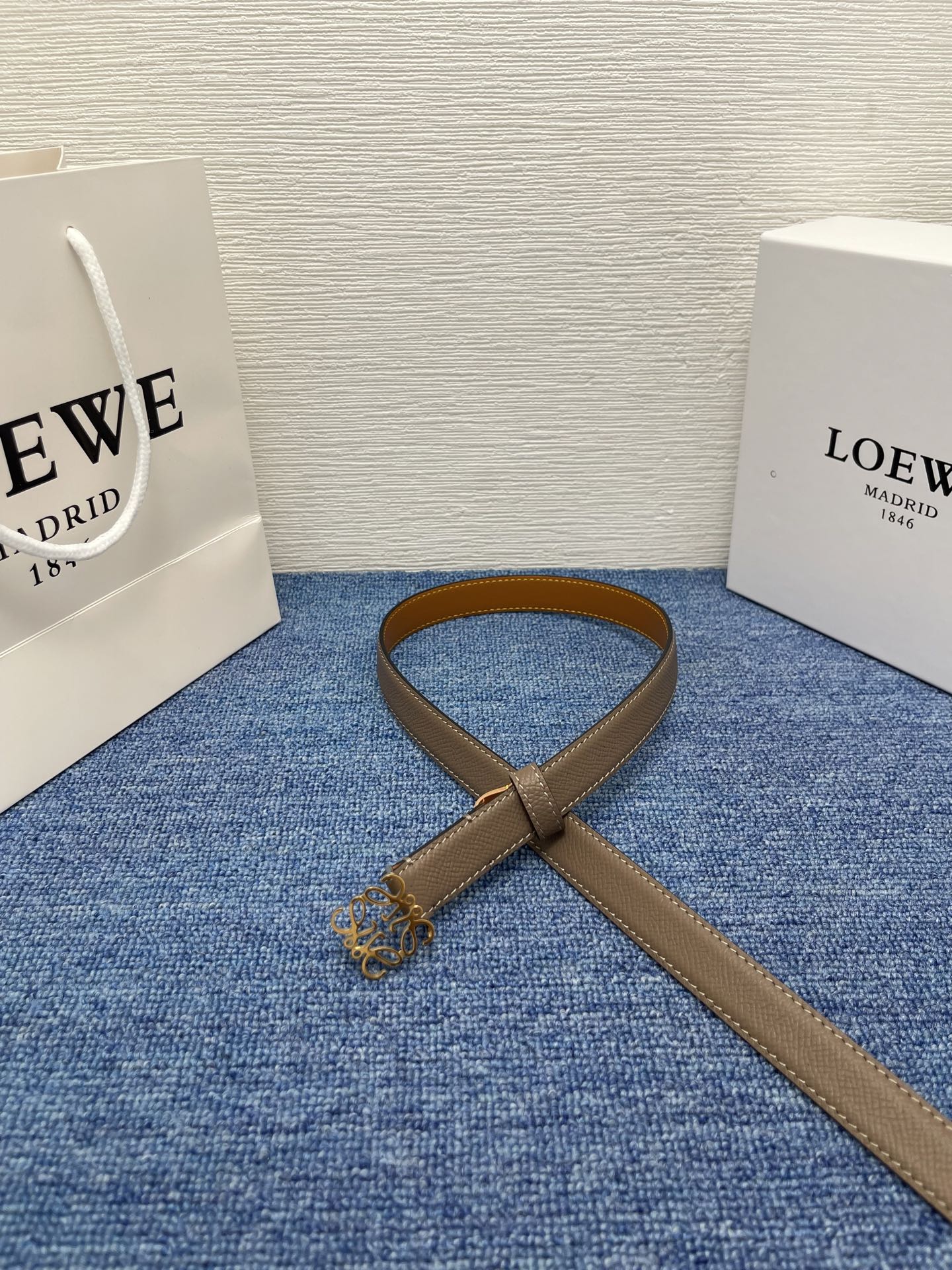 Loewe Calfskin Leather Belt