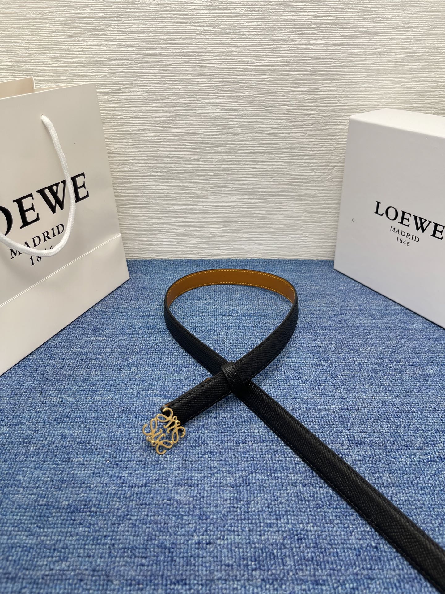 Loewe Calfskin Leather Belt