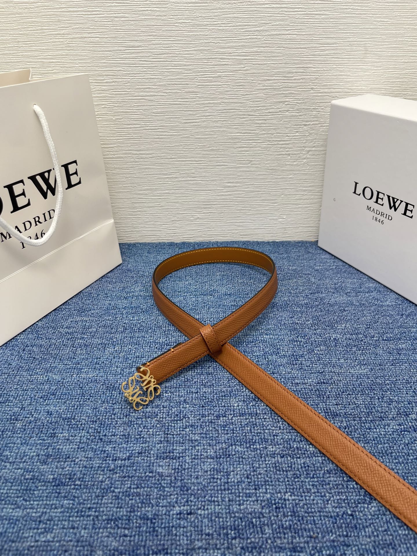 Loewe Calfskin Leather Belt