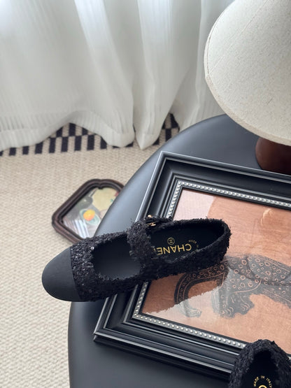 Chanel 25s Runway Mary Jane Flats