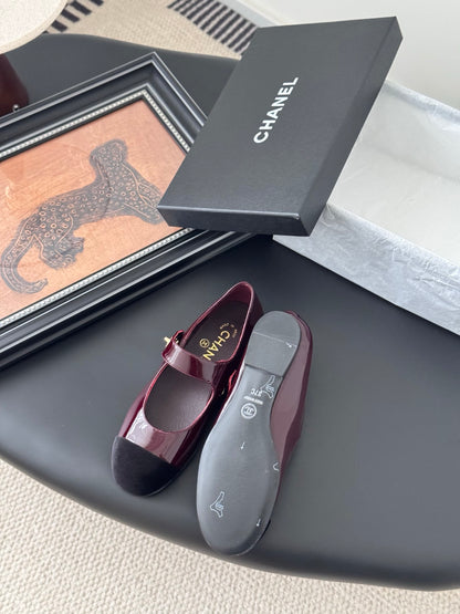 Chanel 25s Runway Mary Jane Flats