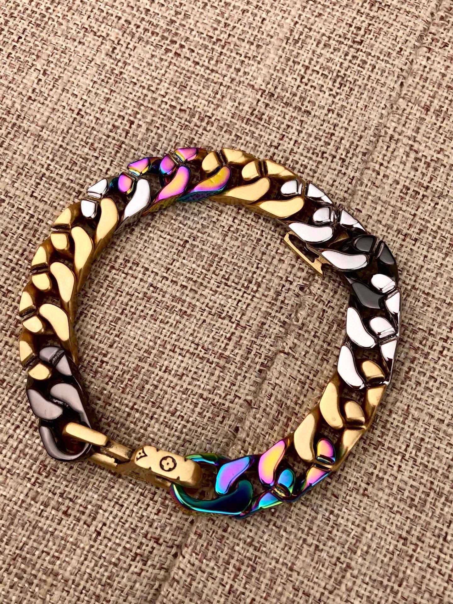 Louis Vuitton Chain Links Patches Monogram Bracelet – 2020 Autumn/Winter Collection