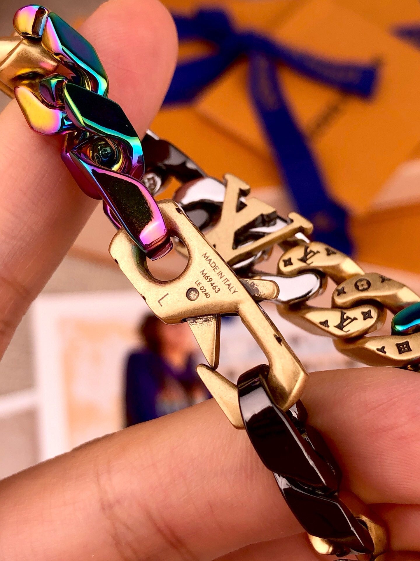 Louis Vuitton Chain Links Patches Monogram Bracelet – 2020 Autumn/Winter Collection