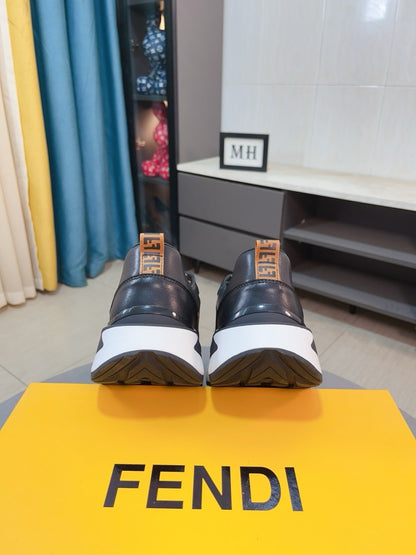 Fendi Classic Calfskin Sneakers