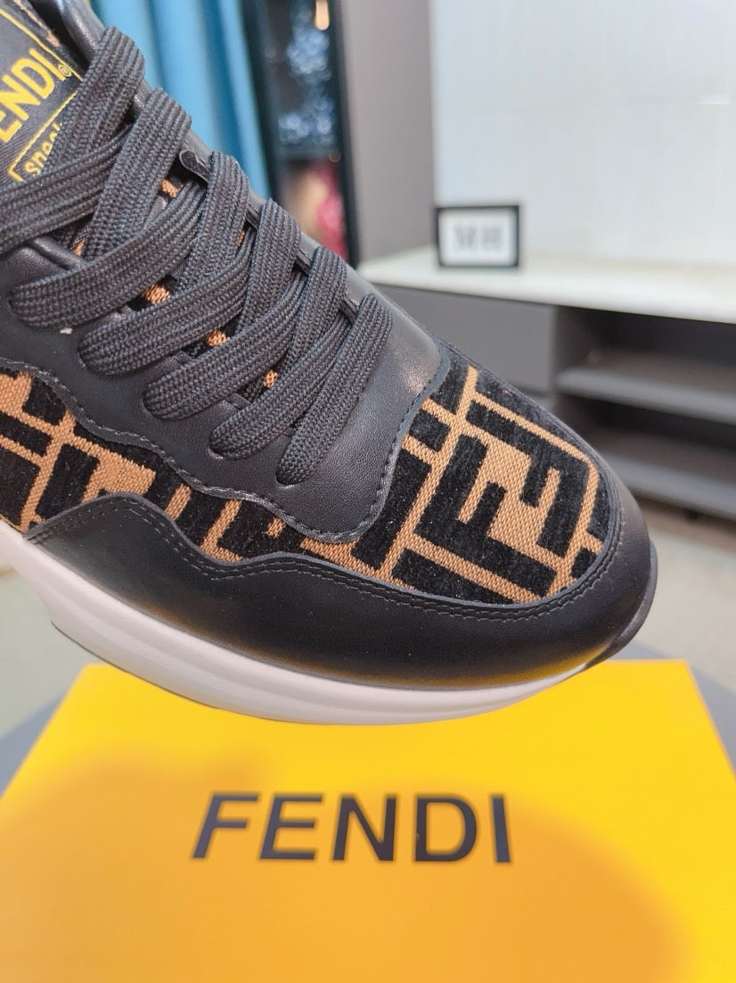 Fendi Classic Calfskin Sneakers