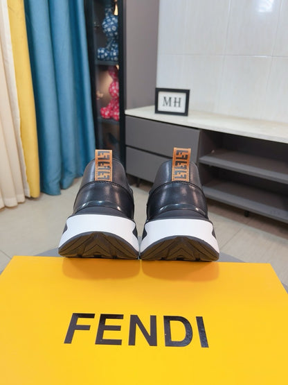 Fendi Classic Calfskin Sneakers