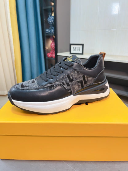 Fendi Classic Calfskin Sneakers