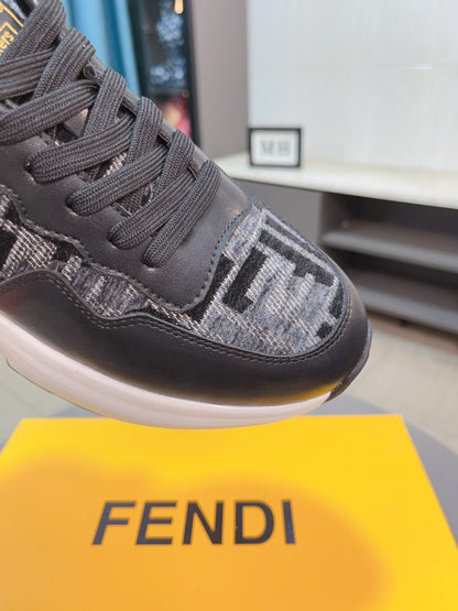Fendi Classic Calfskin Sneakers