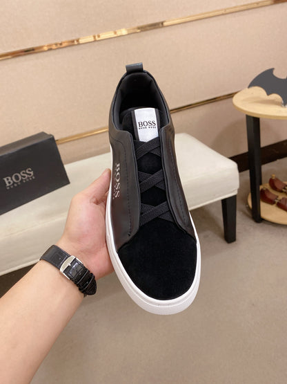 Boss Casual Leather Loafers