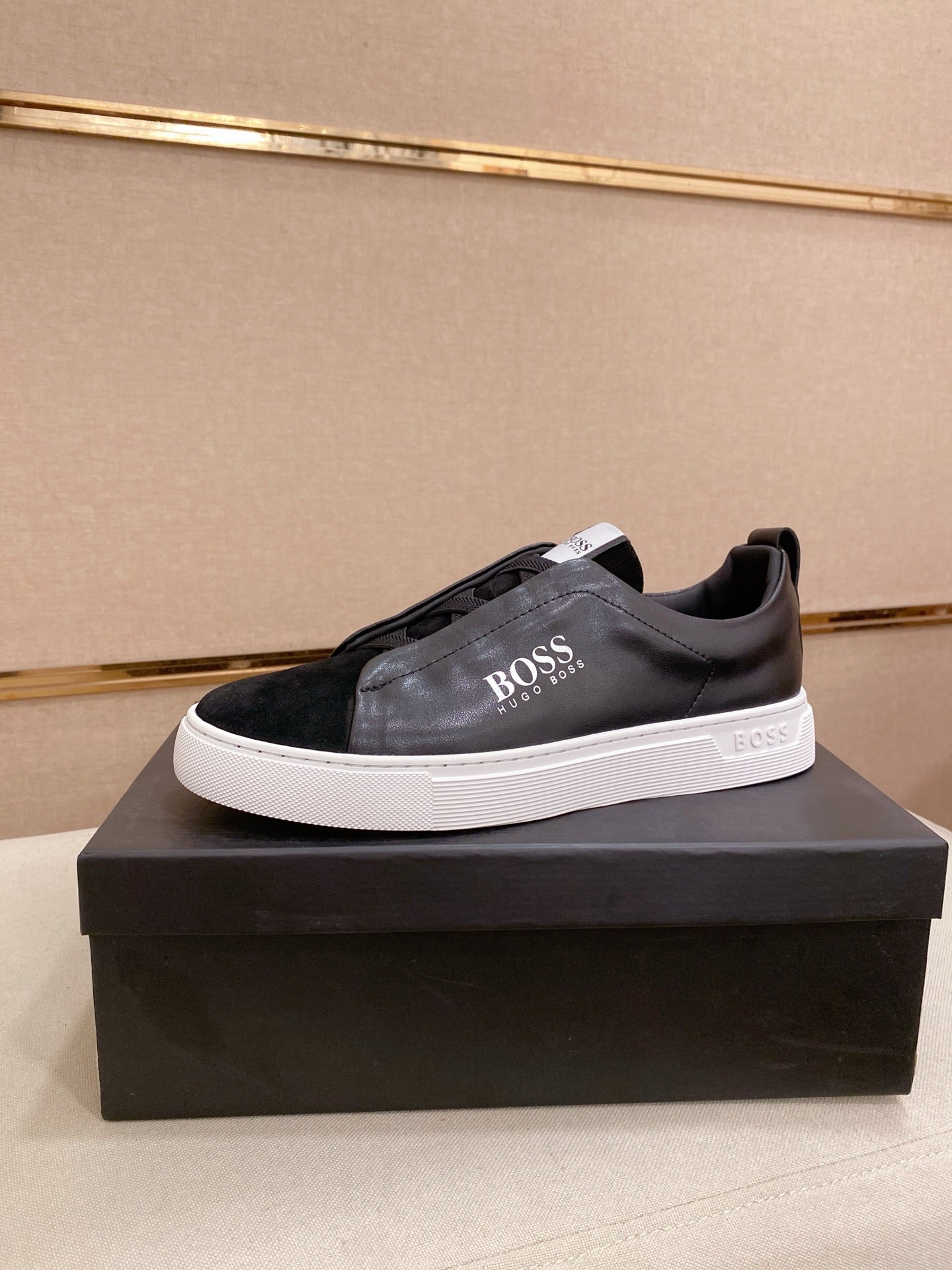 Boss Casual Leather Loafers